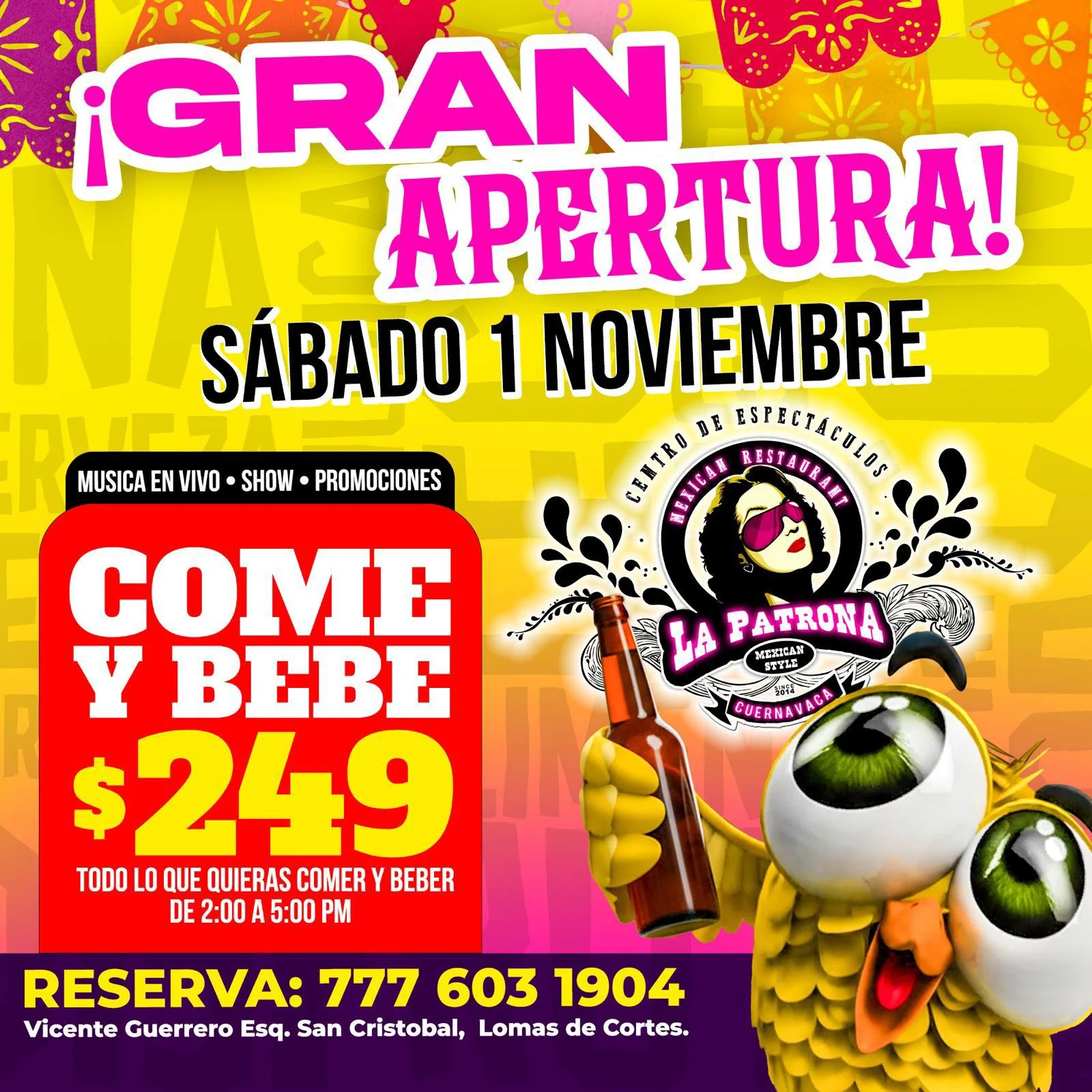 Promoción de apertura
